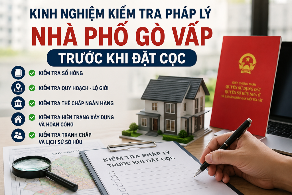 kinh nghiệm kiểm tra pháp lý đặt cọc