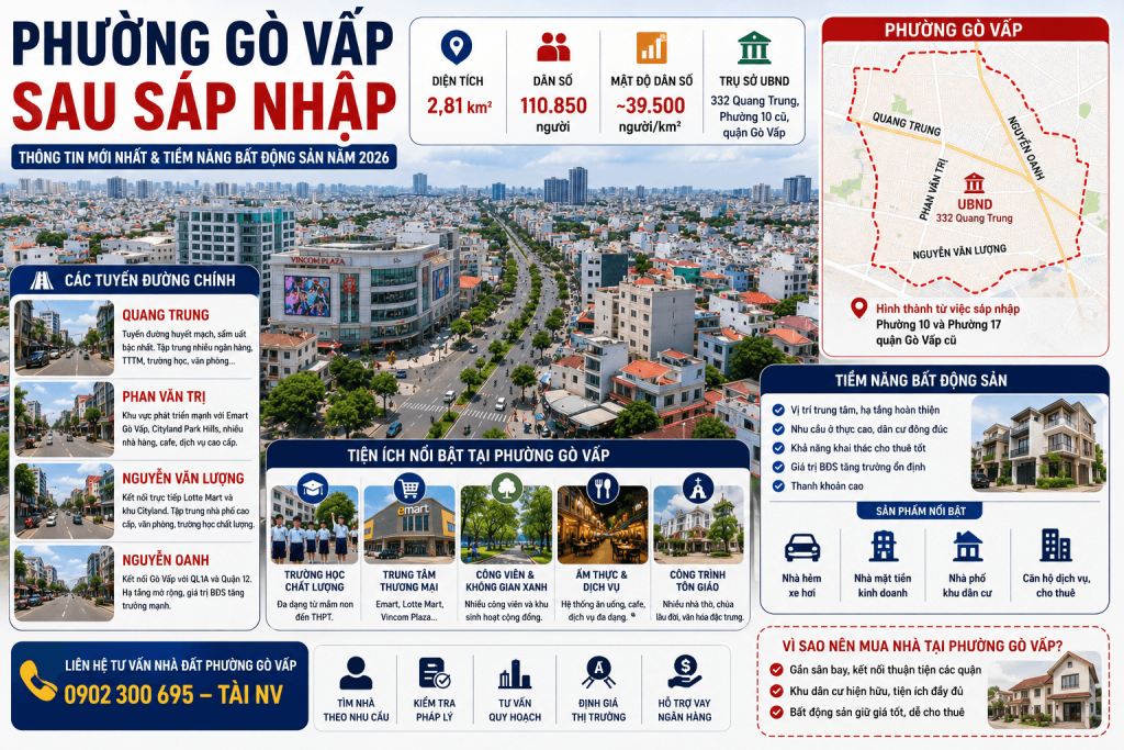 phường gò váp sau sáp nhập