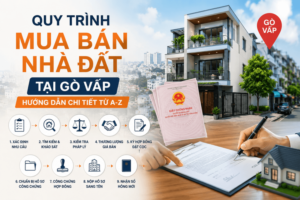 quy trình mua bán nhà